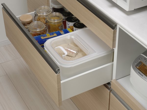 日本製 inomata  1270 米箱6kg-附殘米盒量米杯   4905596127062