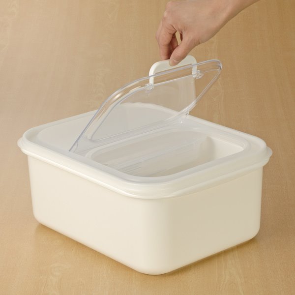 日本製 inomata  1270 米箱6kg-附殘米盒量米杯   4905596127062