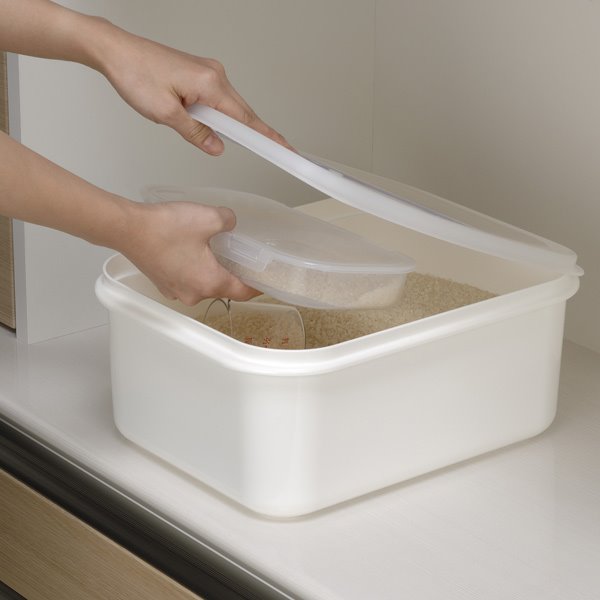 日本製 inomata  1270 米箱6kg-附殘米盒量米杯   4905596127062