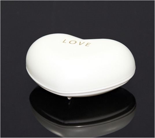 日本製  心型 LOVE滴水皂盒 -  白 . 粉