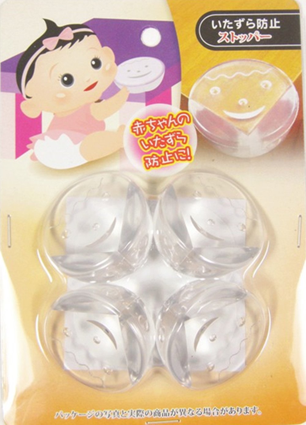  N.防撞桌角套(微笑-大)   4582368130064