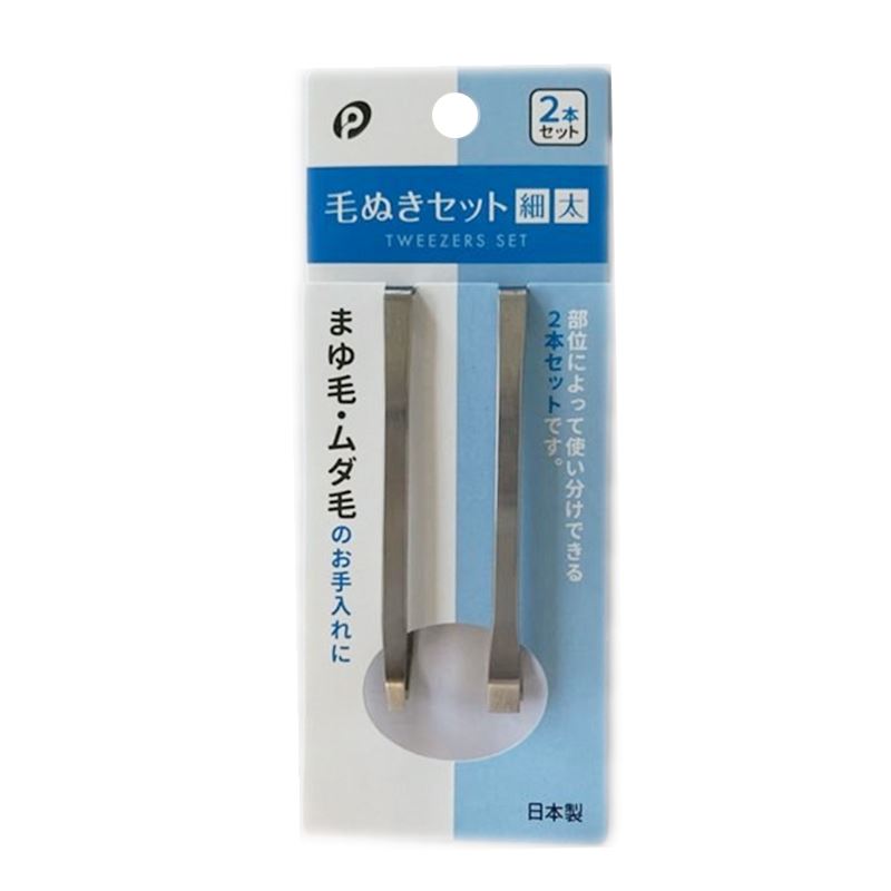 日本製 不銹鋼 細夾 /太夾2P手工藝品夾    4520297090684