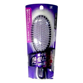 日本製  IKEMOTO 池本  GL-60  艷髮保濕橢圓梳/洋蘭花堅果油彈力梳   4970270038767