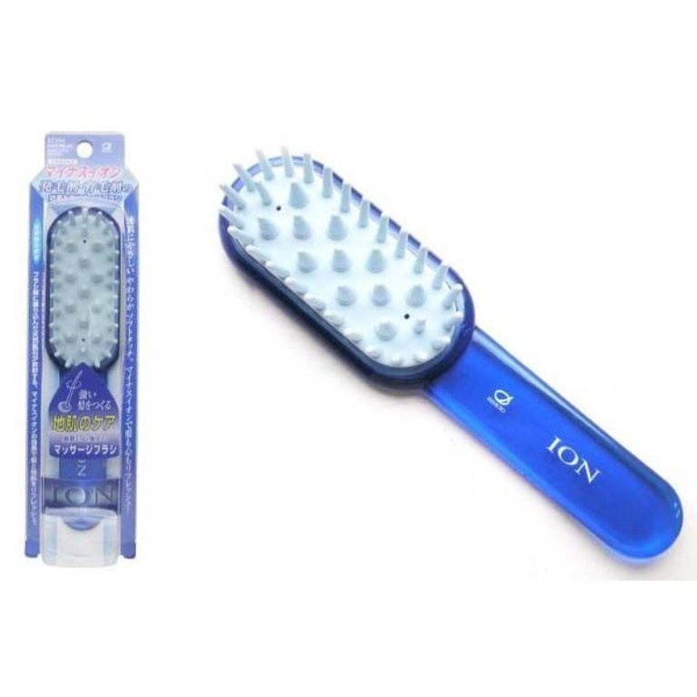 日本製  IKEMOTO  池本  IC-108  負離子按摩梳 / ion天然礦石按摩美髮梳/消除靜電梳子 4970270106268