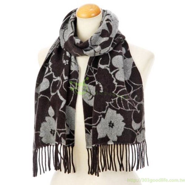 日本製  LUNE   JUMELLE  圍巾   WP427502  ~  白咖-15 / 米咖-25 / 褐藍-22