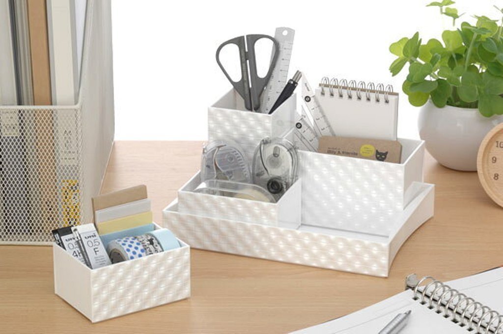 日本製   inomata 5404 De404 收納盤 4905596540465-白 