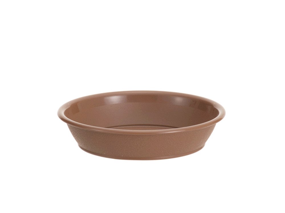 日本製 山田  YAMADA  N.O 599  6號圓形花盆底部~棕/-白