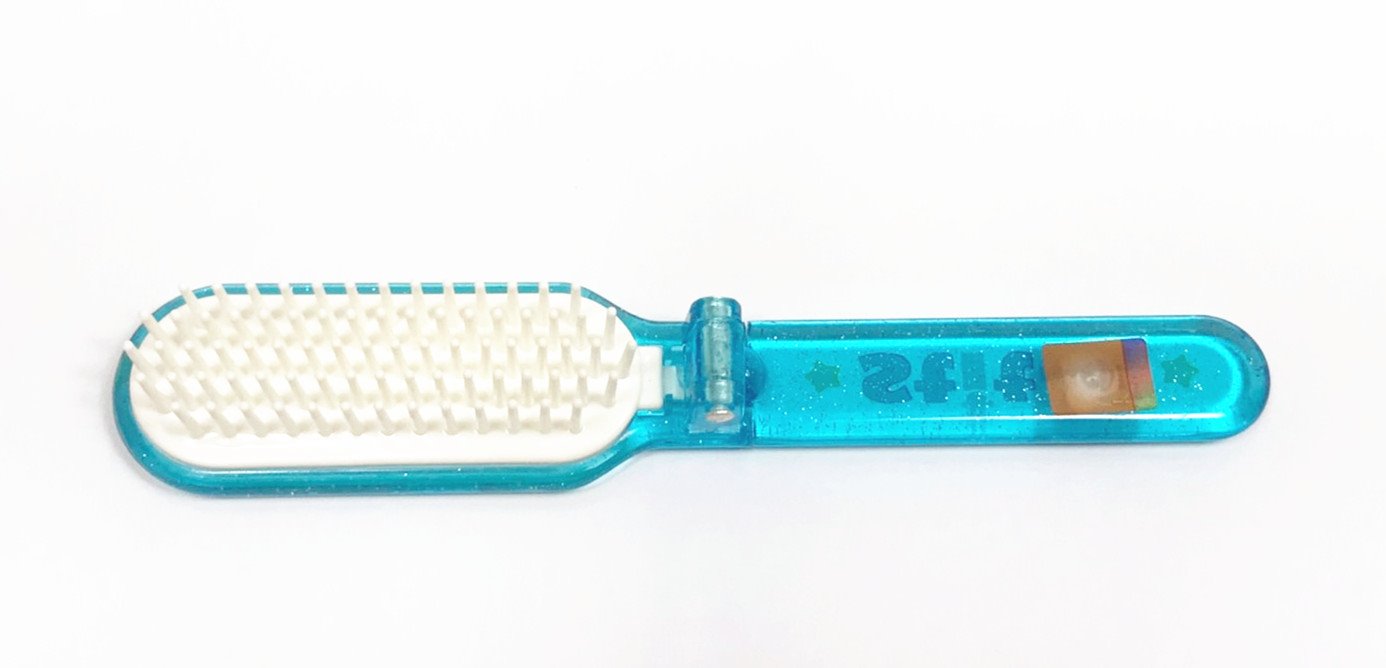 台灣製  迪士尼 R2-517 史迪奇摺梳  4979830015170