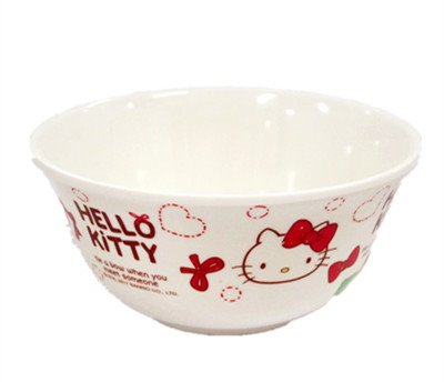 台灣製 茂伸 三麗鷗系列  Hello Kitty 803蝴蝶結KT西式餐碗  4712733009637
