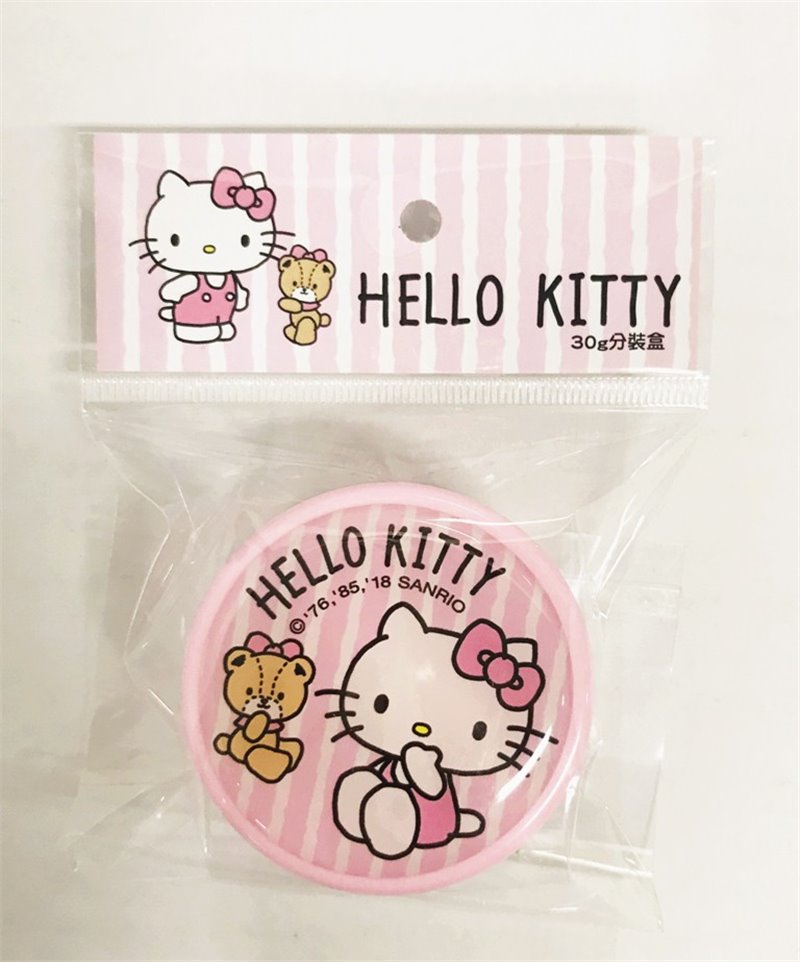 台灣製  三麗鷗系列  Hello Kitty凱蒂貓KT-1136 連接盒 .分裝盒.旅行瓶罐 30g-3款  4712977461369