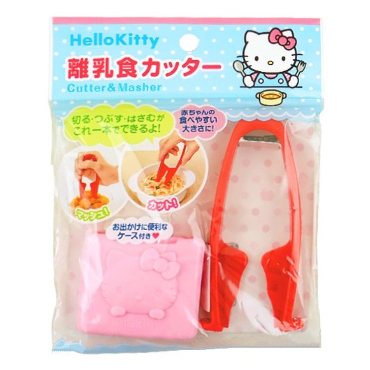 三麗鷗系列  Hello Kitty 凱蒂貓 26181 KT離乳食物剪  4573135575430