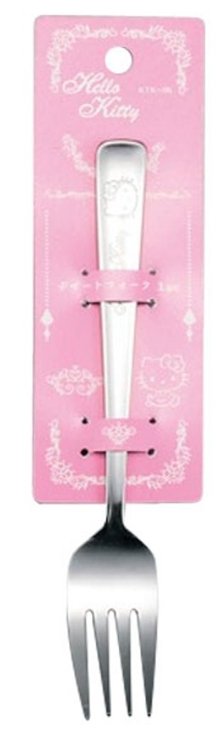 日本製 三麗鷗系列  Hello Kitty 凱蒂貓 不鏽鋼餐具 1入 ~ 湯匙/-叉子