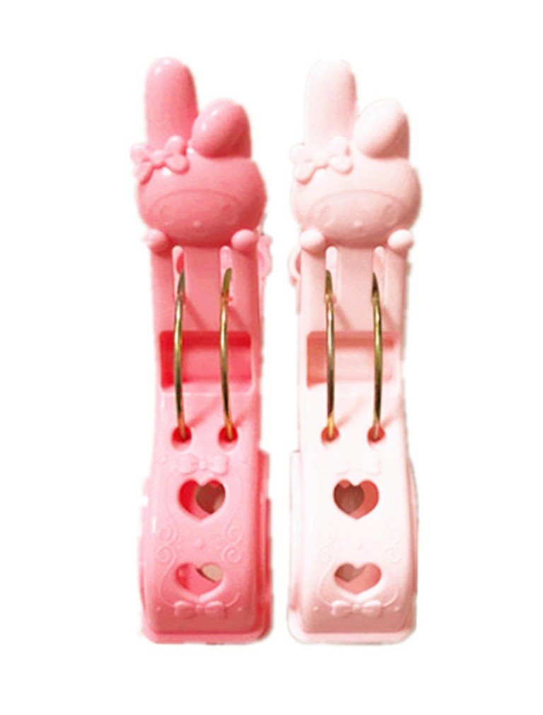 三麗鷗系列  Melody 美樂蒂  27204厚物用竹干夾-2P  4573135579339