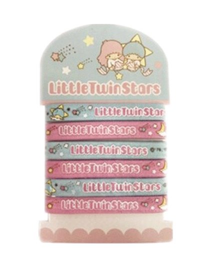 三麗鷗系列  KIKI&LALA雙子星 寬版束髮帶 6p ~ LTS-1192雙子星4712977461925