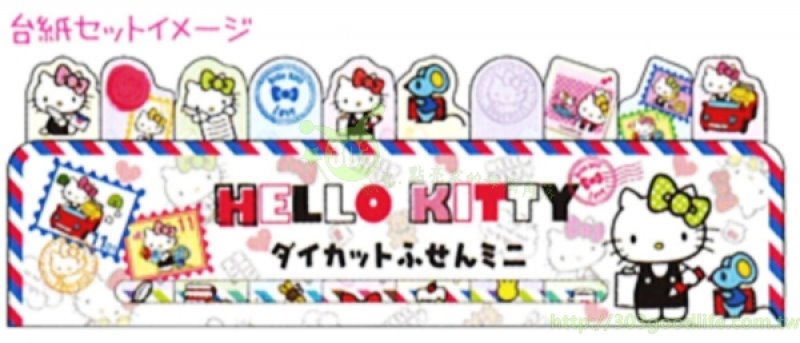 三麗鷗系列 Hello Kitty 凱蒂貓 S2059932 航空迷你便利貼書籤   4901770432458