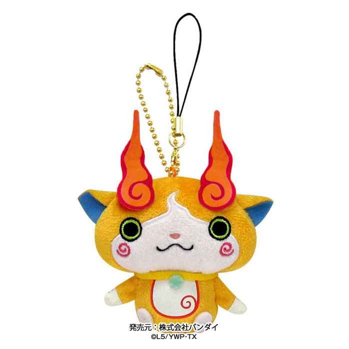 萬代  BANDAI  妖怪手錶  玩偶小吊飾-黃   4560113651743