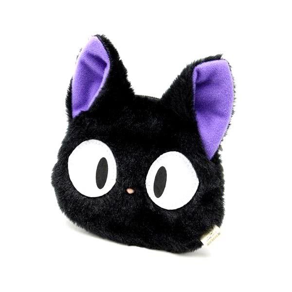 宮崎駿 TOTORO  龍貓公車. 魔女宅KIKI&JIJI 絨毛小零錢包~公車 / -黑貓
