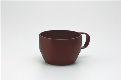 日本製  inomata  1117 漱口杯 . 水杯. 咖啡杯  - 紅、咖、白