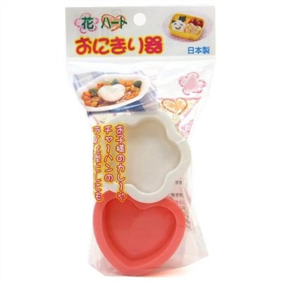 日本製 ECHO 0403-033  心 , 花 - 2P   飯模    4937956001040